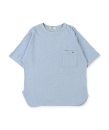 FITH(フィス)/リサイクル天竺ポケットTシャツ/ブルー