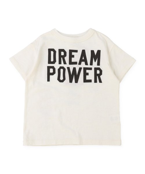 DENIM DUNGAREE(デニムダンガリー)/DREAM Tシャツ/ホワイト