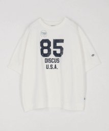 Grand PARK(グランドパーク)/【DISCUS別注】ルーズナンバリングTシャツ/09ホワイト