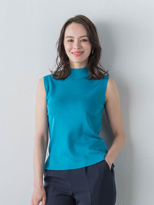 LUCINDAノースリーブニット≪手洗い可能≫ OCQ1498193467(11440円)