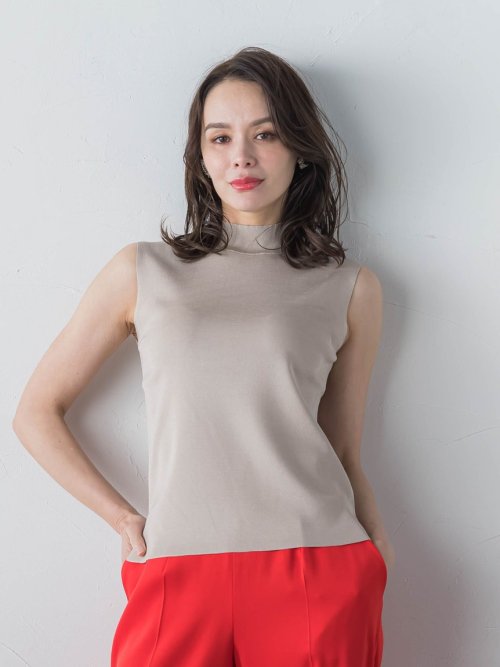 LUCINDAノースリーブニット≪手洗い可能≫ OCQ1498193467(11440円)