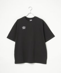 VENCE　EXCHANGE(ヴァンス　エクスチェンジ)/【UMBRO】アンブロ BACK PRINT Tシャツ/ブラック