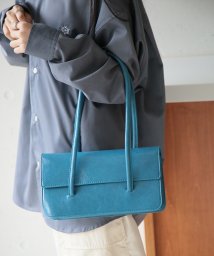 MAISON BREEZE(MAISON BREEZE)/【MAISON BREEZE】スクエアショルダーバッグ ハンドバッグ 鞄 ミニバッグ ワンショルダー KNF070/ブルー