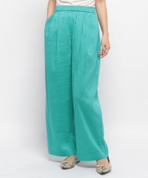 MICA&DEAL(マイカアンドディール)/sheer wide pants/GREEN