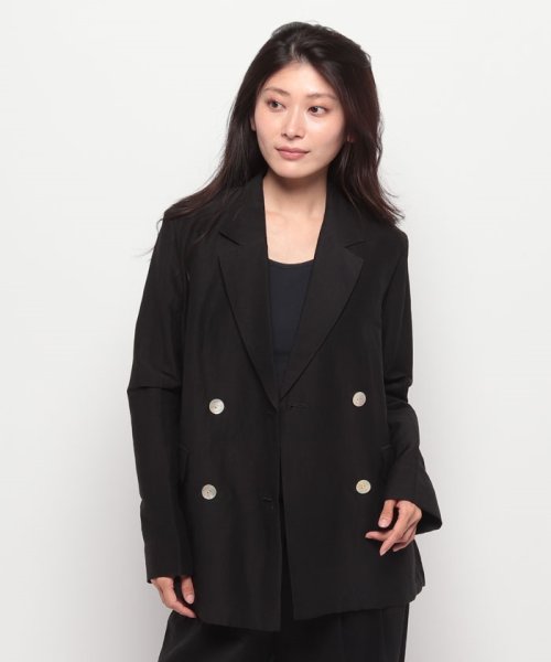 MICA&DEAL(マイカアンドディール)/sheer light jacket/BLACK