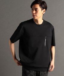 MONSIEUR NICOLE(ムッシュニコル)/カルゼニット 半袖Tシャツ/49ブラック