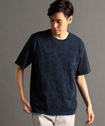 MONSIEUR NICOLE/パネルニット 半袖Tシャツ/506056376