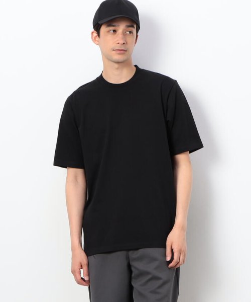 COMME CA ISM MENS(コムサイズム（メンズ）)/【接触冷感機能】Ｆｅｅｌ－Ｃｏｏｌ ジャケットＴシャツ/ブラック