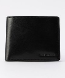 MONO COMME CA(モノコムサ)/イタリアンレザー ２つ折り財布/ブラック