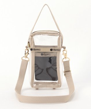 LeSportsac/CLEAR MINI PHONE XBODYクリア/ナチュラル/506064043