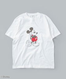 coen(coen)/ROCK STANLE（ロックスタンレー）別注 MICKEY / プリントTシャツ（WEB限定カラー）/WHITE