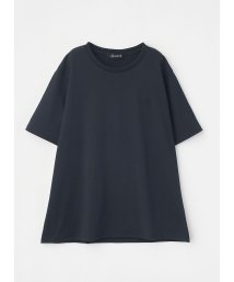 LOUNIE(ルーニィ)/ロゴ刺繍ベーシックTシャツ/ブラック