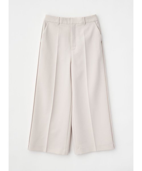 ワイドクロップドパンツ 
