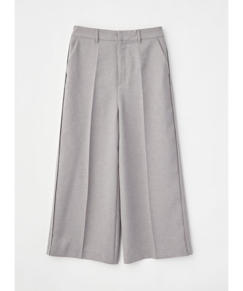 ワイドクロップドパンツ 
