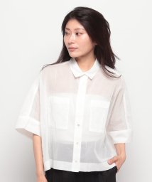 MICA&DEAL(マイカアンドディール)/collared tent shirt/WHITE
