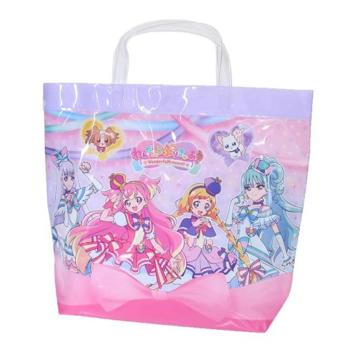 cinemacollection(シネマコレクション)/わんだふるぷりきゅあ！ プールバッグ ビーチバッグ プリキュア マルヨシ ビニール 角型 海プール レジャー用品 アニメキャラクター グッズ /その他