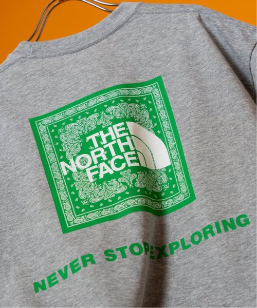 EDIFICE(エディフィス)/《予約》THE NORTH FACE S/S Bandana Square Logo Tee NT32446/グレーB