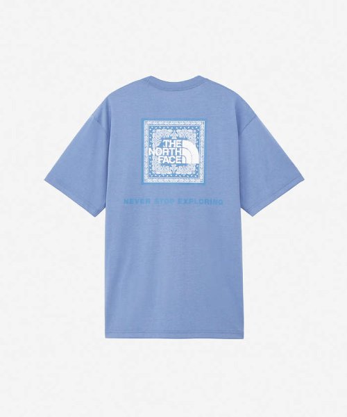 ABAHOUSE(ABAHOUSE)/【THE NORTH FACE】バンダナ柄 ロゴTシャツ/ブルー