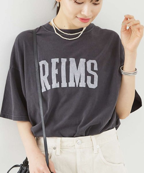 Rouge vif la cle(ルージュヴィフラクレ)/【REMI RELIEF／レミレリーフ】別注 REIMS　Tシャツ【予約】/ブラック