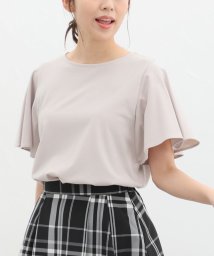 Honeys/フレアスリーブＴシャツ トップス 半袖 フレア袖 フリル袖 おしゃれ カットソー /506084592