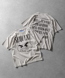 ZIP FIVE(ジップファイブ)/SEQUENZ ぶりぶりざえもんプリントTシャツ/グレー