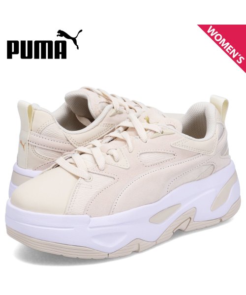 PUMA プーマ スニーカー ブラスター ミックス レディース 厚底 BLSTR MIX WNS ベージュ 396095－01 PUMA プーマ BLSTR MIX WNS