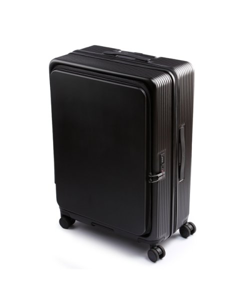 マンセル スーツケース 100L Lサイズ LL XL フロントオープン キャリーケース ストッパー付き おしゃれ 大型 大容量 海外 mansel 0011 