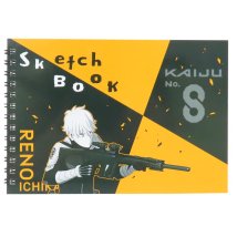 cinemacollection/怪獣8号 お絵かき帳 図案スケッチブック 市川レノ 少年ジャンプ ヒサゴ 落書き帳 スケッチノート 落書きノート キャラクター グッズ /506085002