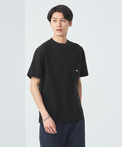 green label relaxing(グリーンレーベルリラクシング)/【別注】＜CHUMS＞GLR カノコ ポケット 半袖 Tシャツ/BLACK