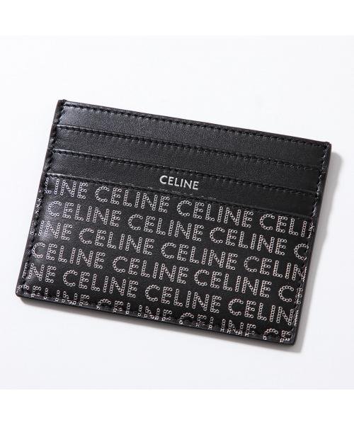 CELINE(セリーヌ)/CELINE カードケース 10K913FGH.38SI レザー ロゴ プリント/その他