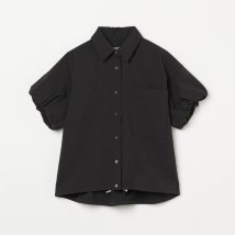 HELIOPOLE(エリオポール)/PUFFSLEEVE DRAWSTRING SHIRT/グレー