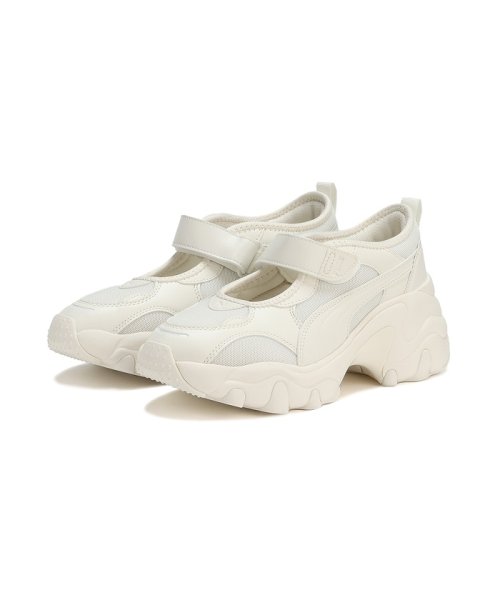 PUMA(PUMA)/ウィメンズ パルサー ウェッジ サンダル/WARMWHITE-PUMAWHITE