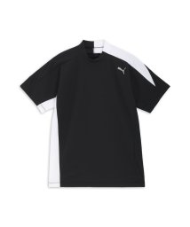PUMA(プーマ)/メンズ ゴルフ  PF ストレッチ CB テックカット 半袖 モックネック シャツ/PUMABLACK
