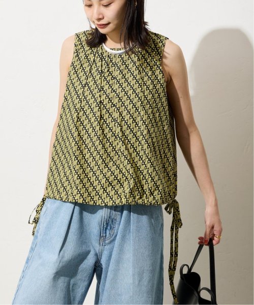 JOURNAL STANDARD(ジャーナルスタンダード)/【SARA MALLIKA/サラマリカ】GEOMETRIC PATTERN GATHER TOP 020141SK4/グリーン