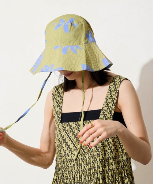 JOURNAL STANDARD(ジャーナルスタンダード)/【SARA MALLIKA/サラマリカ】C.LINEN SUNFLOWER PRINT HAT 027041SG4/グリーン