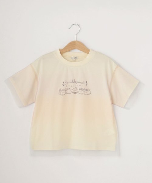 SHOO・LA・RUE(Kids) (シューラルーキッズ)/【すみっコぐらし】チュール重ねTシャツ/アイボリー（504）