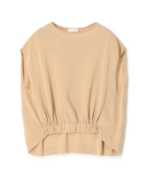 サスティナブルコットンナイロン ノースリーブプルオーバー 