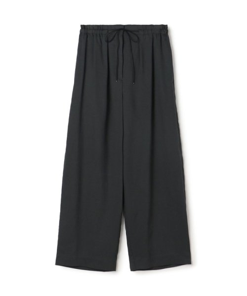 セルロースツイル セミバナナシルエットパンツ 