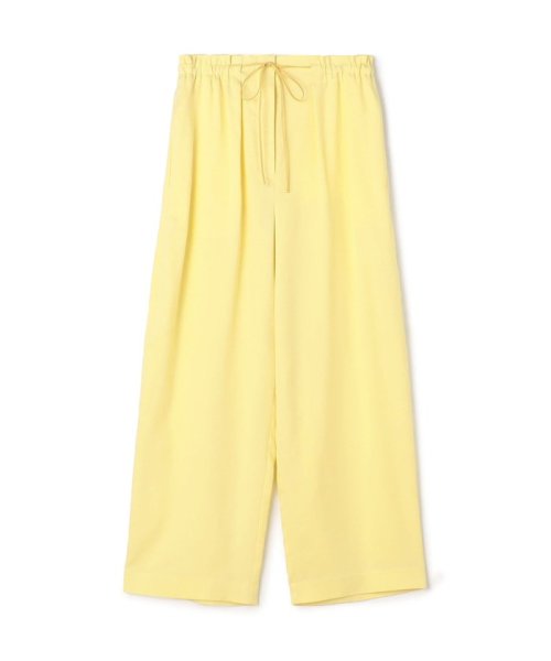 セルロースツイル セミバナナシルエットパンツ 