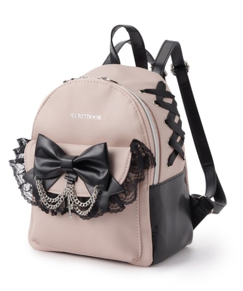 十字架×チェーンリボンフリルミニリュック 人気・おすすめ｜使いやすい・旅行におすすめ 品質保証 全国発送 日本国内発送・最短翌日お届け