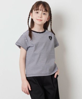 a.v.v(KID'S)/[100－130]ハートワッペン半袖Tシャツ/505890314