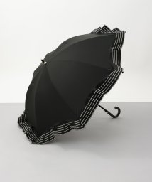 Beaurance LX(ビューランス)/Beaurance （ビューランス）  ビックメロウフリル 晴雨兼用ショート傘（1段スライド）/ブラック