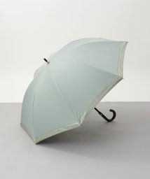 Beaurance LX(ビューランス)/Beaurance （ビューランス） サテンジャガードテープ柄 晴雨兼用ショート傘（1段スライド）/ミントグリーン