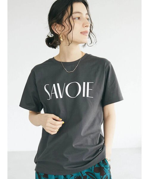 CRAFT STANDARD BOUTIQUE(クラフトスタンダードブティック)/UVカット / SAVOIE TEE/チャコールグレー