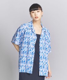 BEAUTY&YOUTH UNITED ARROWS(ビューティーアンドユース　ユナイテッドアローズ)/【別注】＜PEXWEAR＞プリント ショートスリーブ シャツ/LT.BLUE