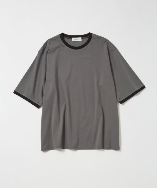 ADAM ET ROPE'(アダム　エ　ロペ)/【WEB限定】カラーミックス リンガー ショートスリーブ Tシャツ / ユニセックス/グレー（07）