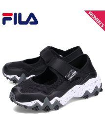 FILA/FILA フィラ サンダル シューズ オークモントリカバー レディース 厚底 OAKMONT RECOVER ブラック 黒 USS24028－003/506091669