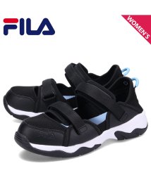 FILA/FILA フィラ サンダル シューズ プロムナードストラップ レディース 厚底 PROMENADE STRAP ブラック 黒 WSS24012－013/506091671