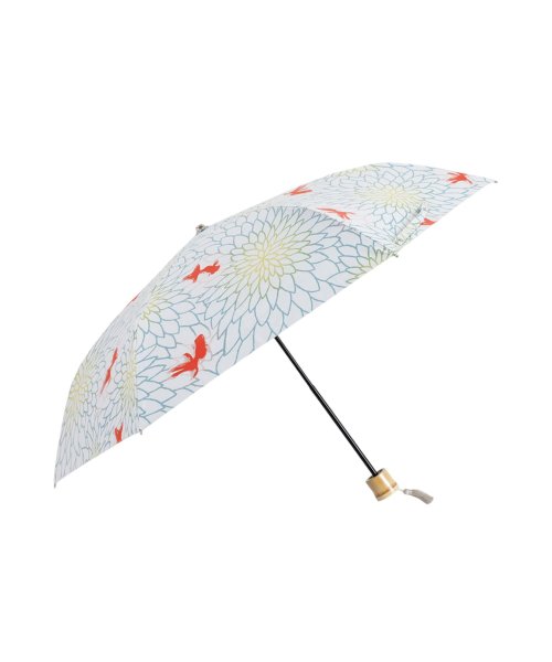 kabajirushihonpo(カバジルシホンポ)/河馬印本舗 日傘 折りたたみ 軽量 晴雨兼用 レディース 2段式 FOLDING UMBRELLA 5437/レッド