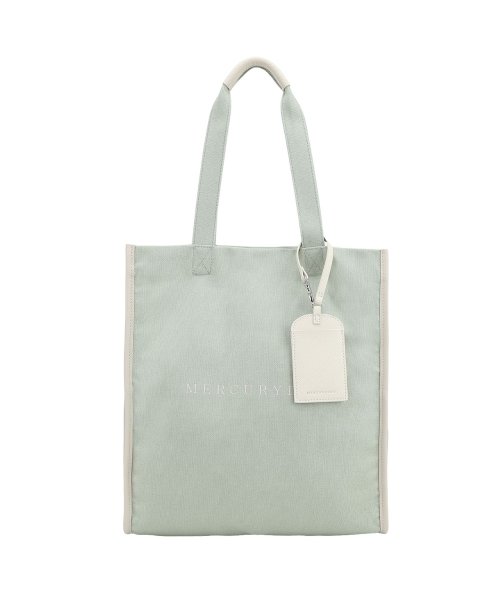 MERCURYDUO(マーキュリーデュオ)/マーキュリーデュオ MERCURYDUO トートバッグ キャンバス レディース CANVAS TOTEBAG MER－90740B/ミント